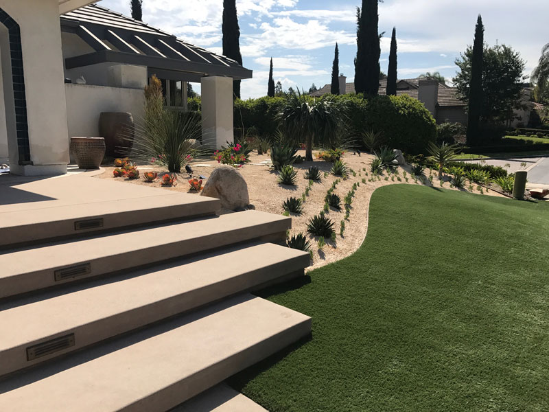 Synthetic Turf Installation Contractor Projects San Marcos, New Residential or Business Project Artificial Landscape Installation